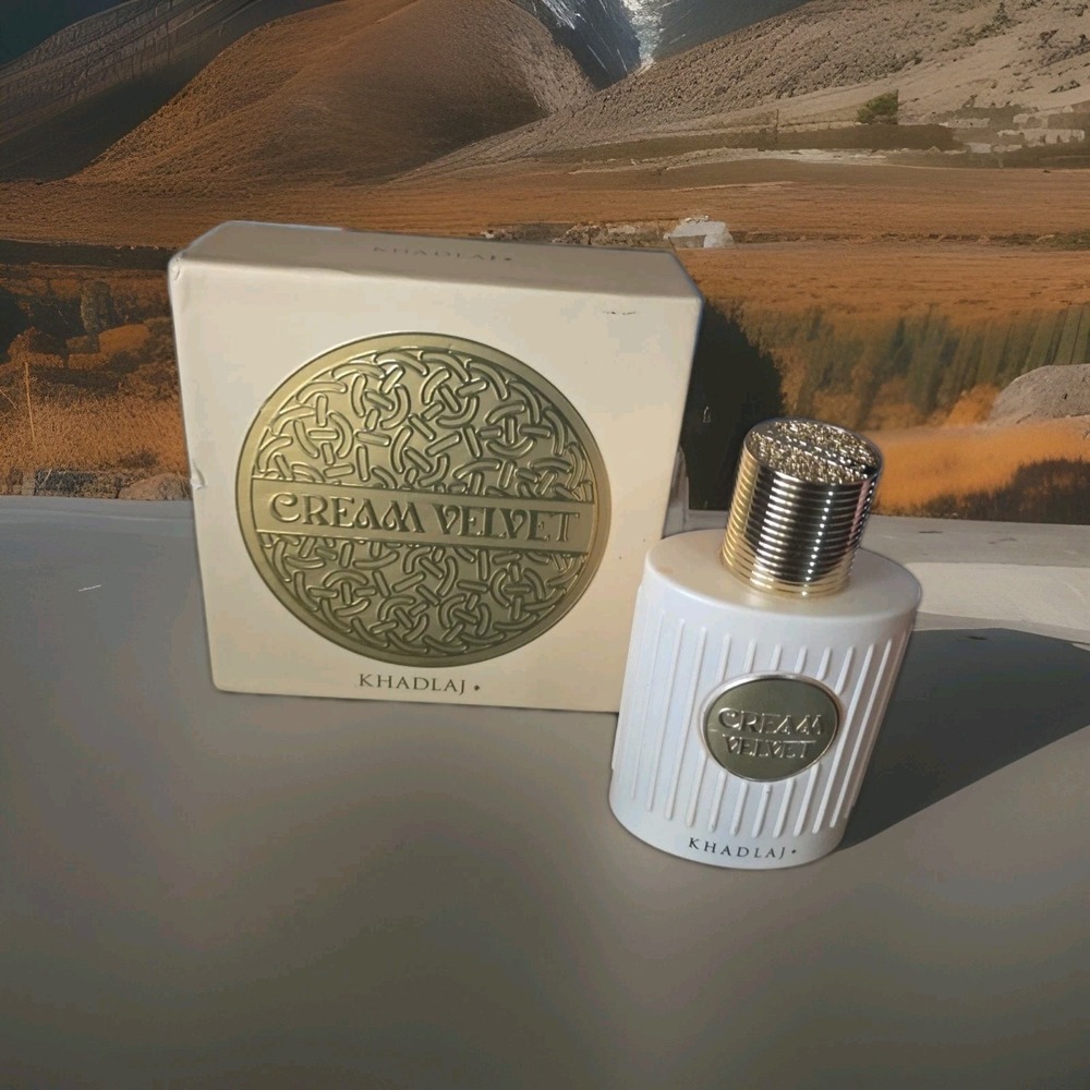 Khadlaj Cream Velvet Extrait De Parfum Spray for Unisex, 3.4 oz /100 ml - Open